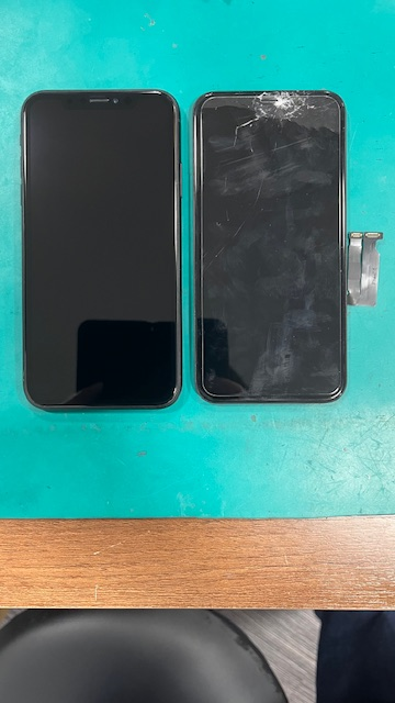 iPhoneXRの画面交換【筑後市からのお客様】